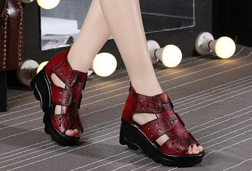 Handmade Ethnic Style - Women's Leather Shoes
